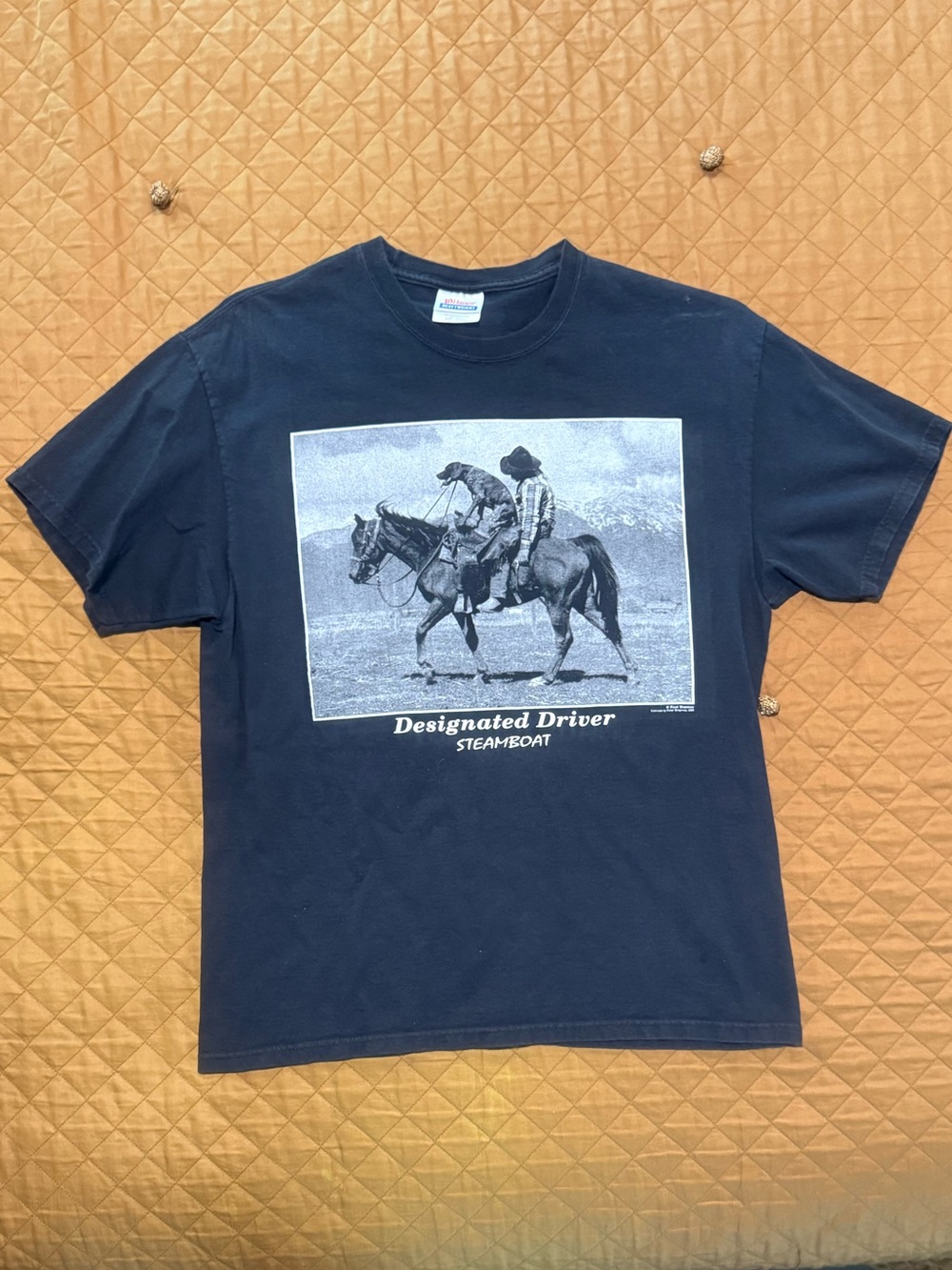 Men’s Black Hanes Crewneck Tee with Designated Driver Graphic